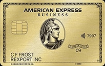 「アメリカン・エキスプレス・ビジネス・ゴールド・カード」のカードフェイス