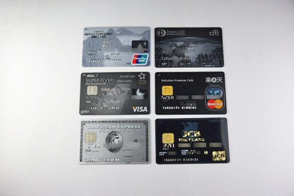 「銀聯（ぎんれん）」「ダイナースクラブ」「Visa」「Mastercard」「アメリカン・エキスプレス」「JCB」の6つの国際ブランドのクレジットカード