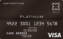 「SuMi TRUST CLUB プラチナカード」のカードフェイス