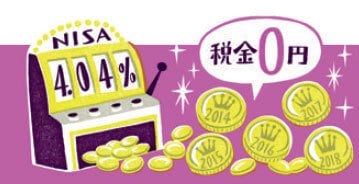 NISA口座は税金ゼロ円！