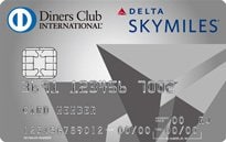 「デルタ スカイマイル ダイナースクラブカード」のカードフェイス