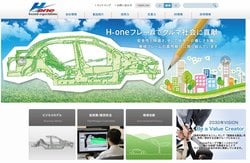 エイチワンは車体フレームなどの自動車部品を製造する企業。