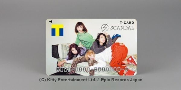 「SCANDAL」のオリジナルデザインTカード